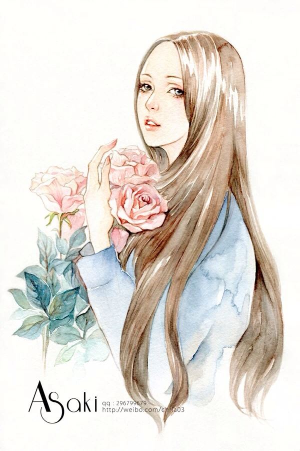 水彩人物画