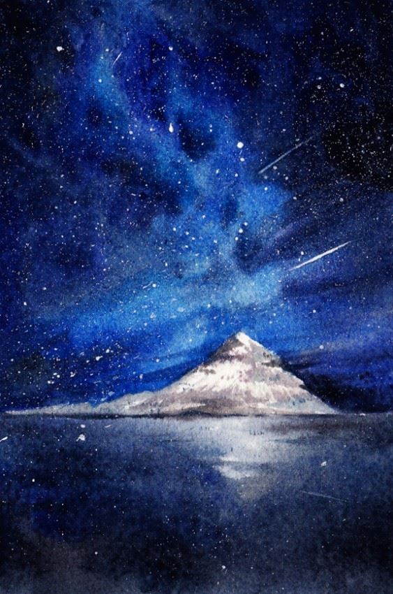 星空水彩画（20张）-图片4