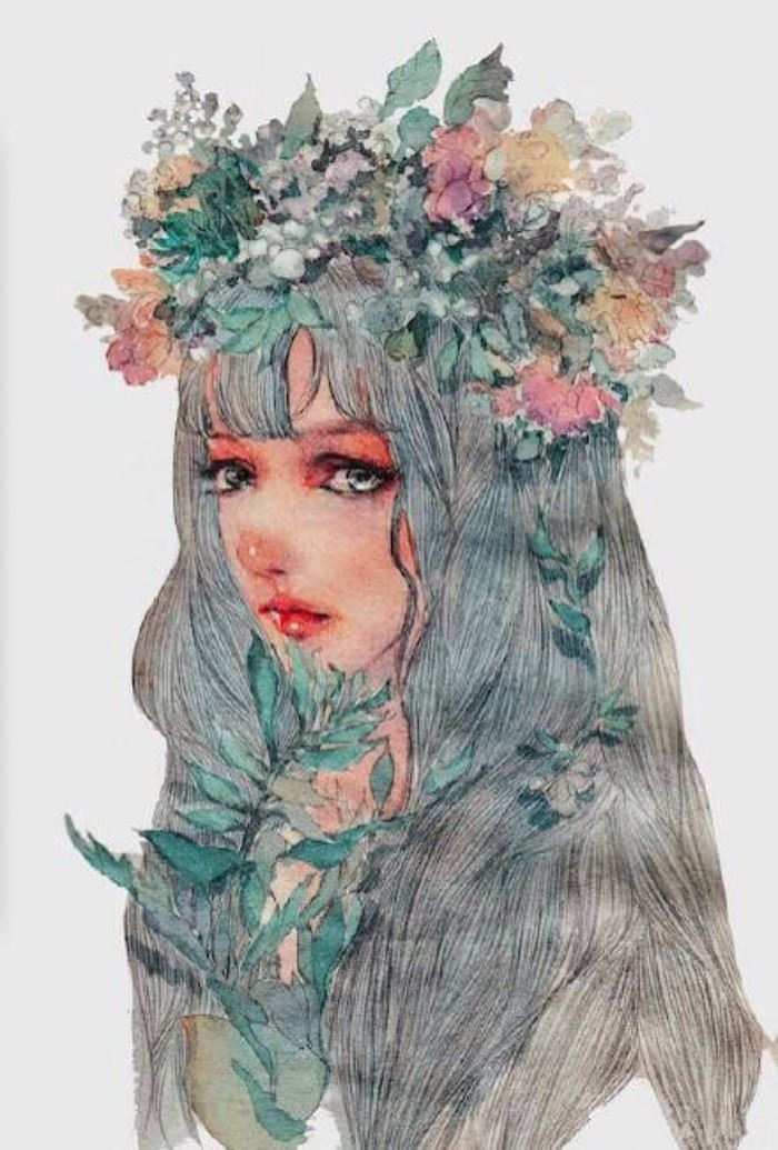 水彩人物画（20张）-图片1