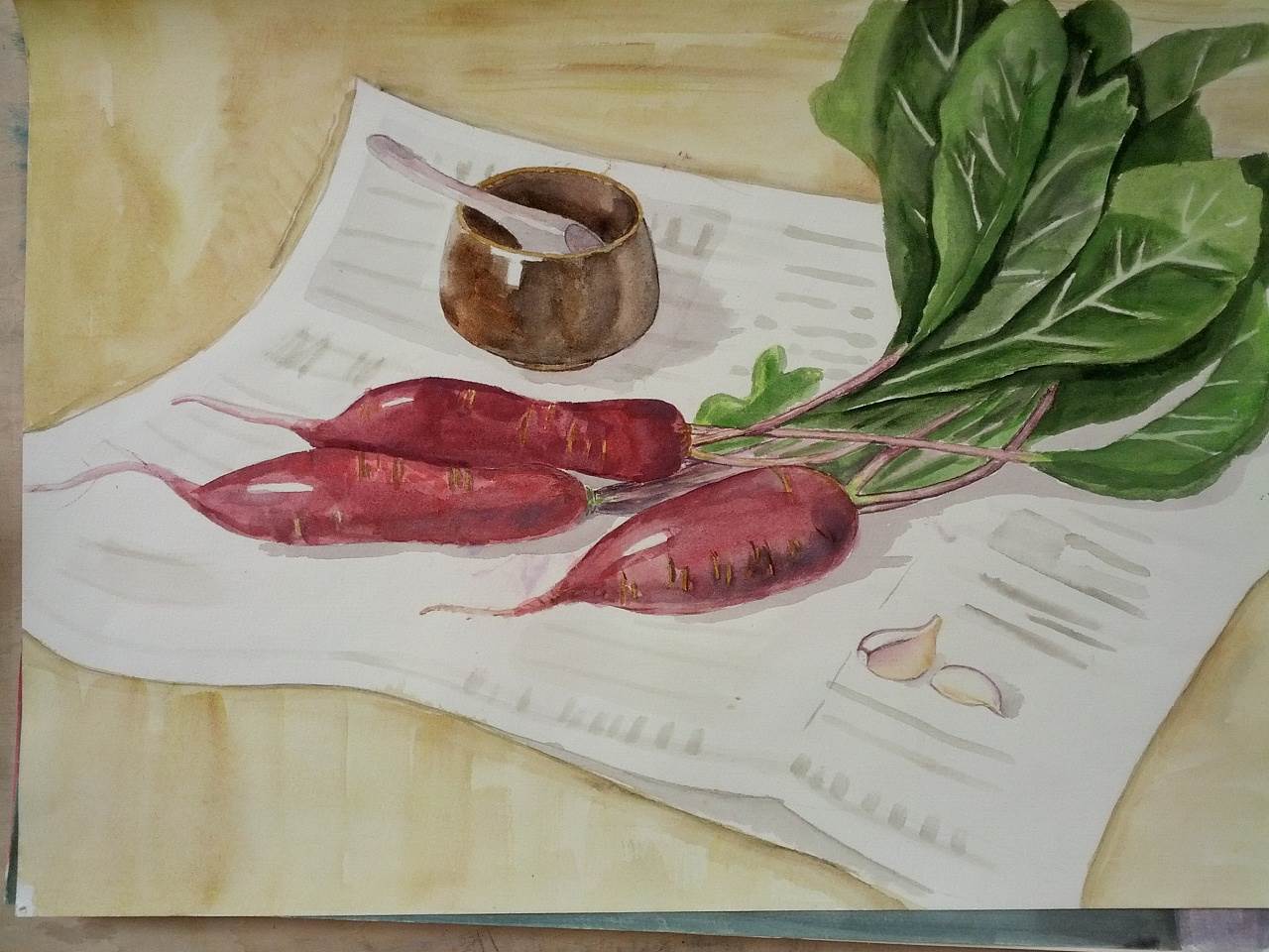 初学者的的水彩画 水彩画教程 初学者简单-图片4