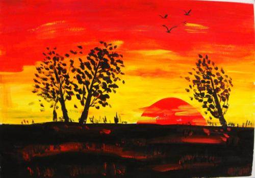 初学者的的水彩画 水彩画教程 初学者简单-图片5