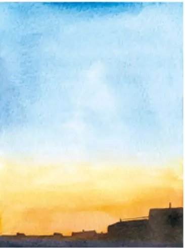 入门简单风景水彩画 简单的水彩画风景图片 入门-图片5