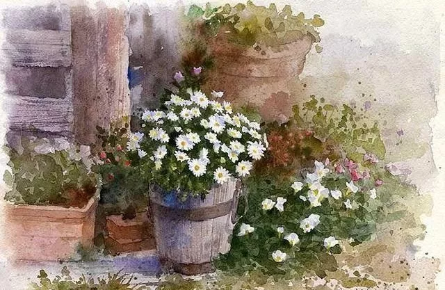 初学者的的水彩画 水彩画教程 初学者简单-图片1