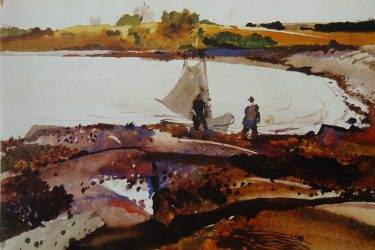 怀斯水彩画 怀斯水彩画集-图片3