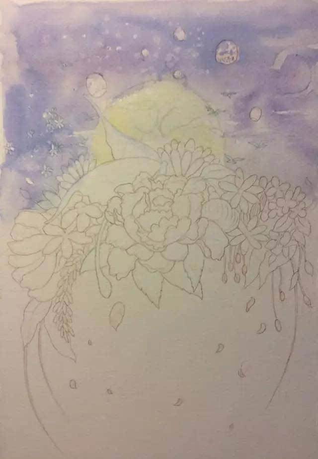 梦幻水彩画 梦幻水彩画图片-图片5