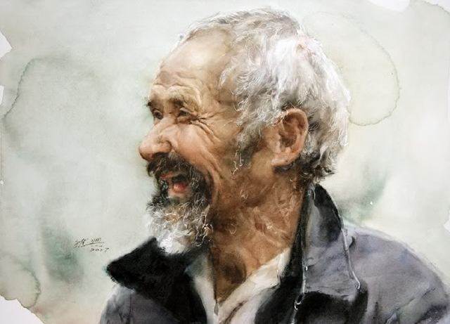 关维兴水彩画 关维兴水彩画视频-图片1