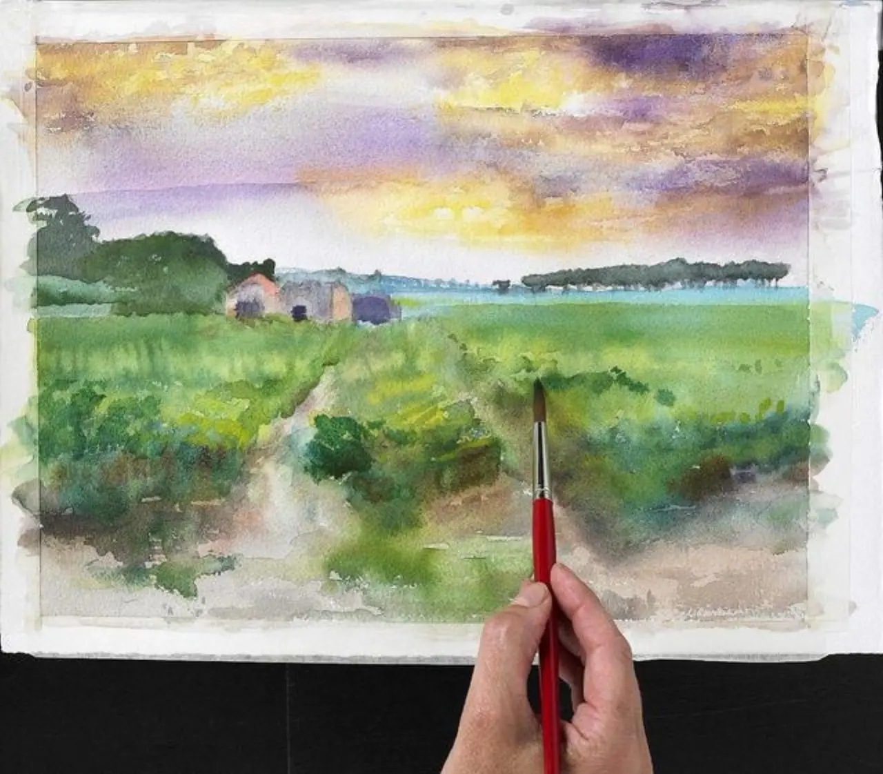 初学者学水彩画 水彩画自学-图片2