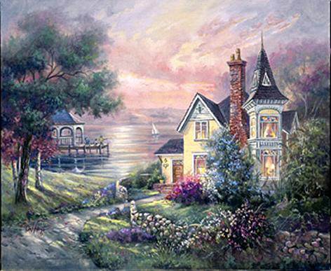 风景画简单好看水彩画 水彩画风景图片简单-图片3
