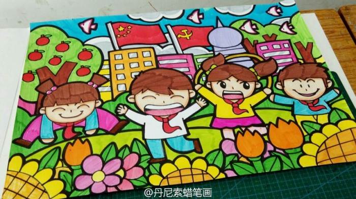 简单的水彩笔画 简单的水彩笔画儿童画-图片3