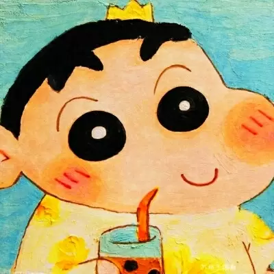 蜡笔小新水彩画