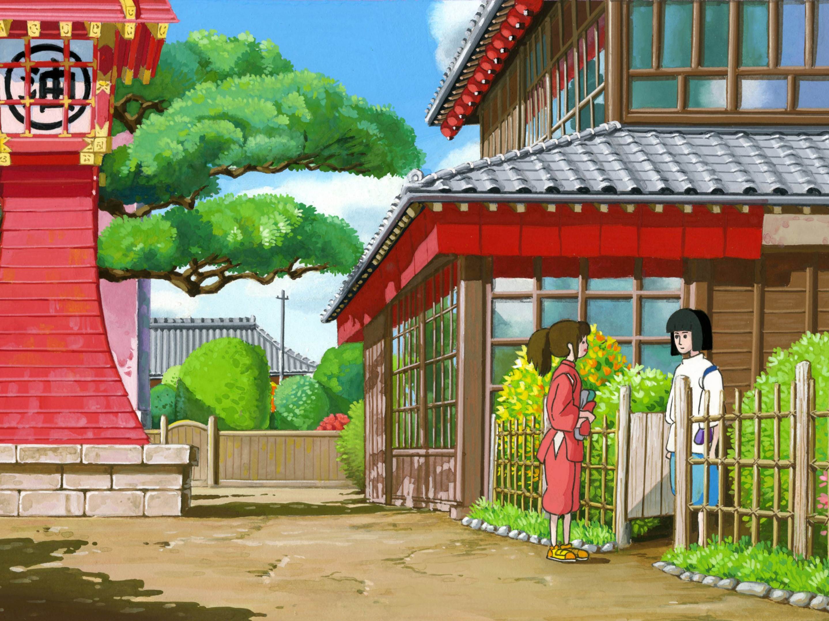 千与千寻水彩画