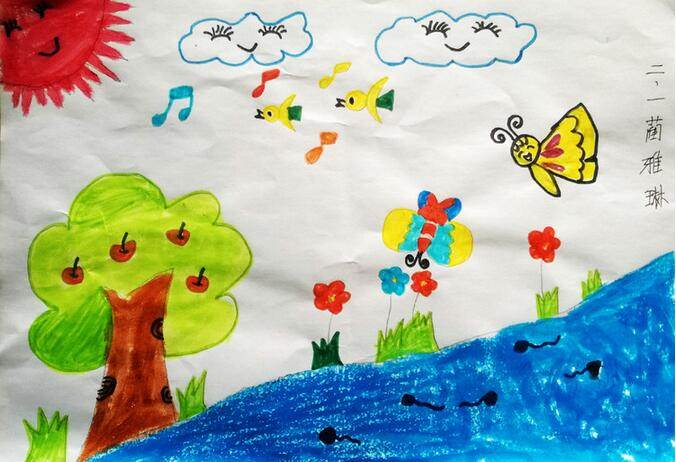 简单的水彩笔画