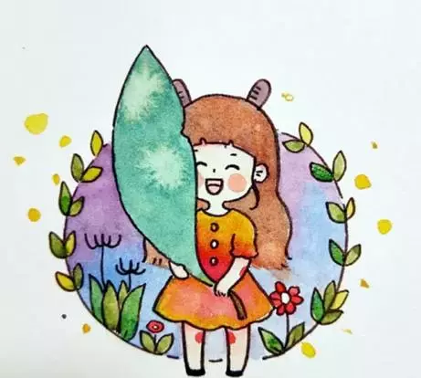 新手入门的水彩画