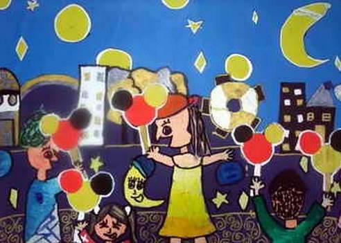 爱国的水彩画 爱国的水彩画作品-图片3