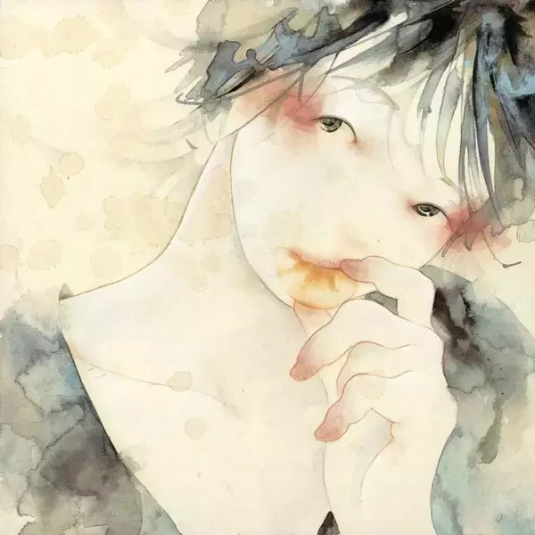 日系小清新水彩画