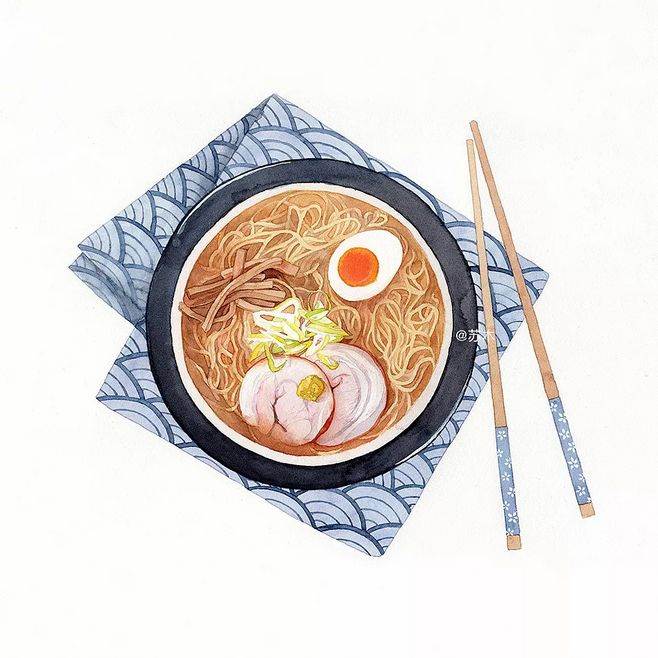 美食水彩画 美食水彩画简单-图片4