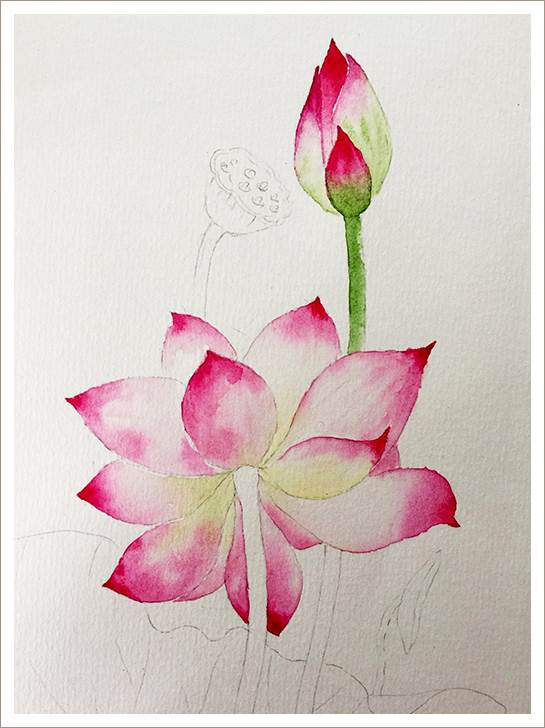 一幅简单的水彩画