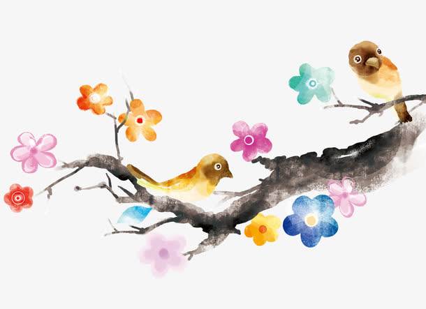 梅花水彩画图片 梅花水彩画图片大全-图片5