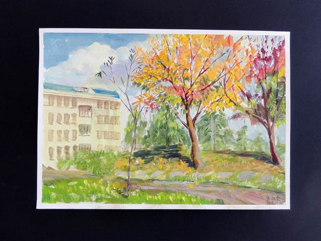 水彩画与水粉画 简单的水彩画-图片3