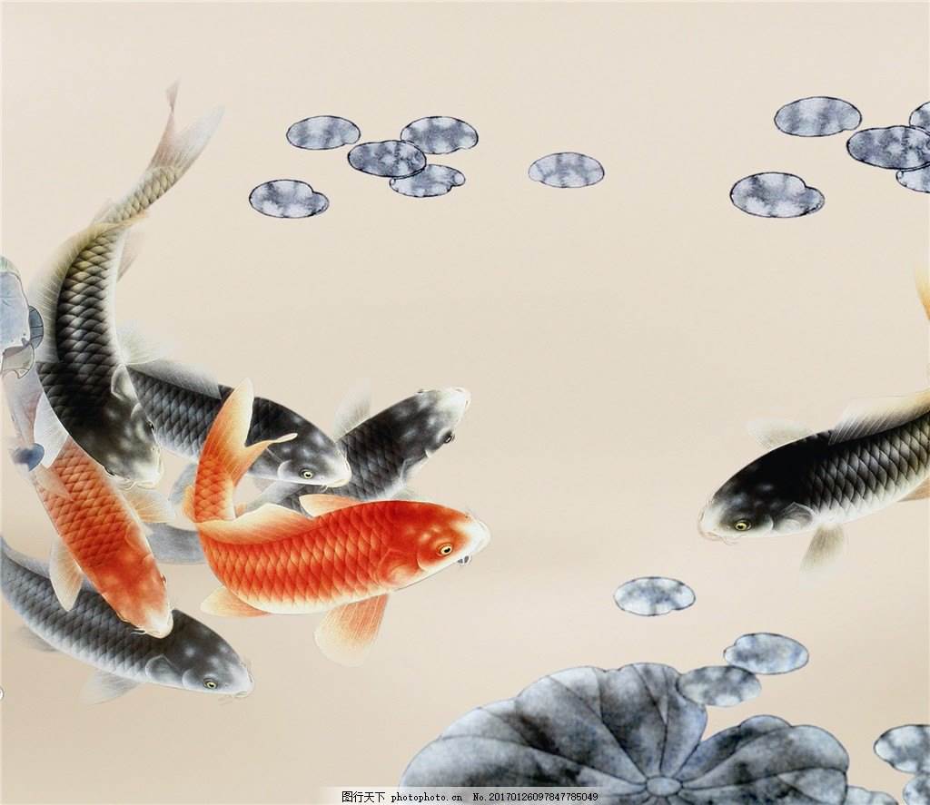 鲤鱼水彩画 鲤鱼水彩画法-图片2