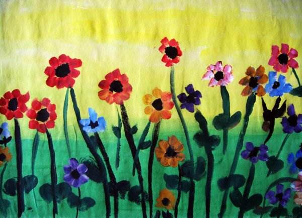 各种花的水彩画 花的水彩画图片大全-图片2