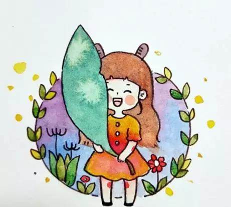 水彩画图片入门简单