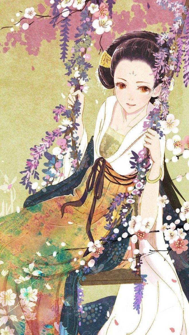 简单的古风水彩画 古风水彩画图片-图片3