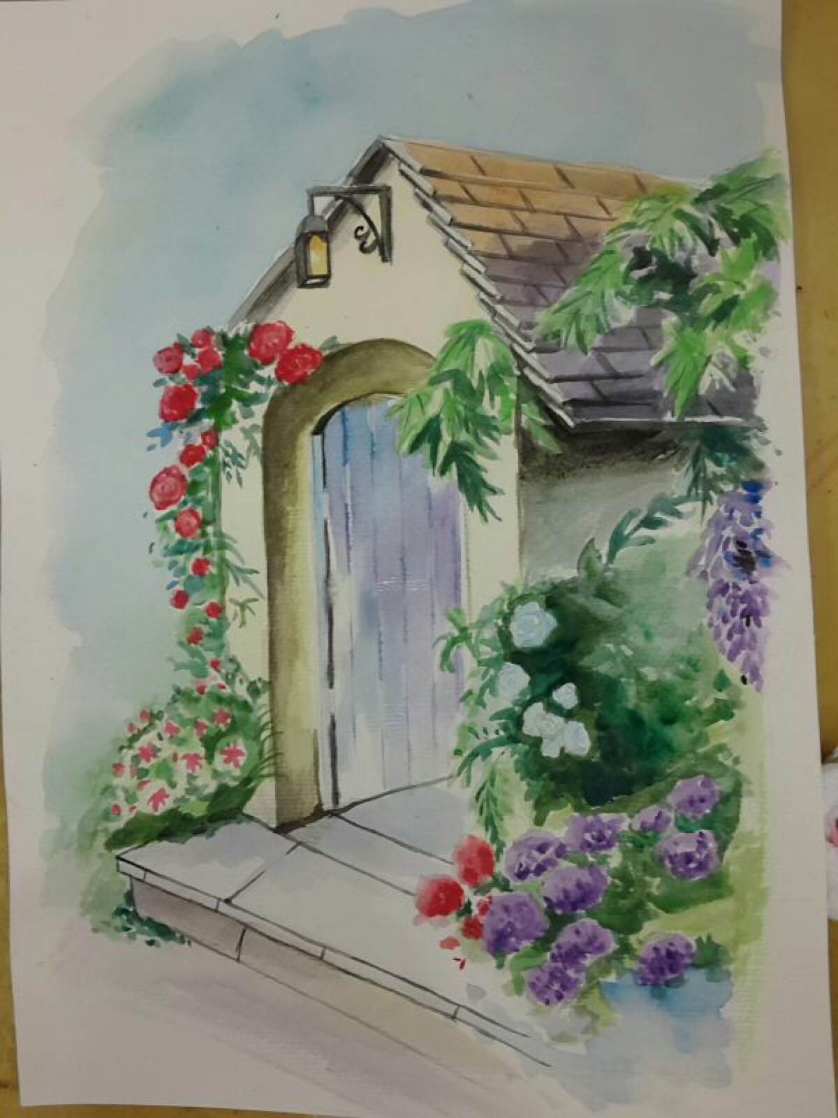 新手初学的水彩画 新手入门水彩画-图片4