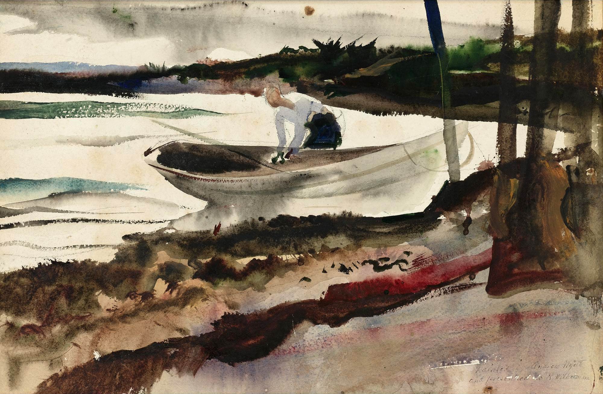 怀斯水彩画 怀斯水彩画集-图片1