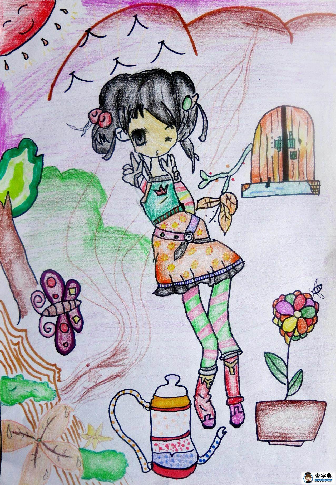 简单易画的水彩画 简单易画的水彩画星空-图片4