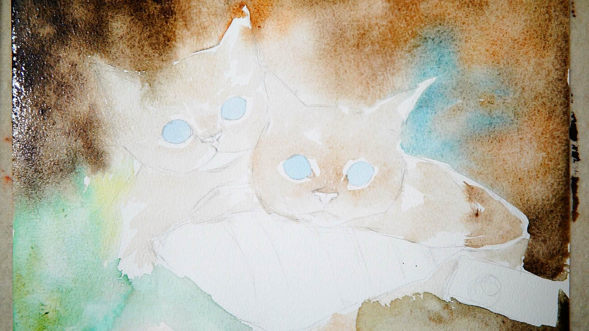 如何画一幅水彩画