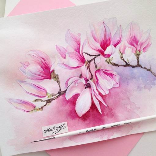 水彩画花朵图片 水彩画花朵图片 素材-图片5