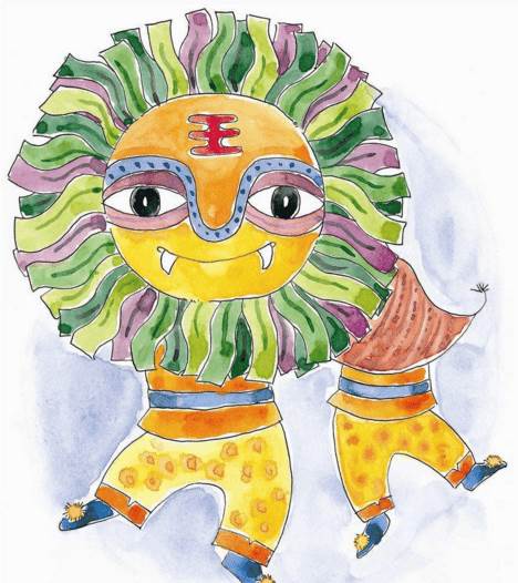 春节水彩画简单