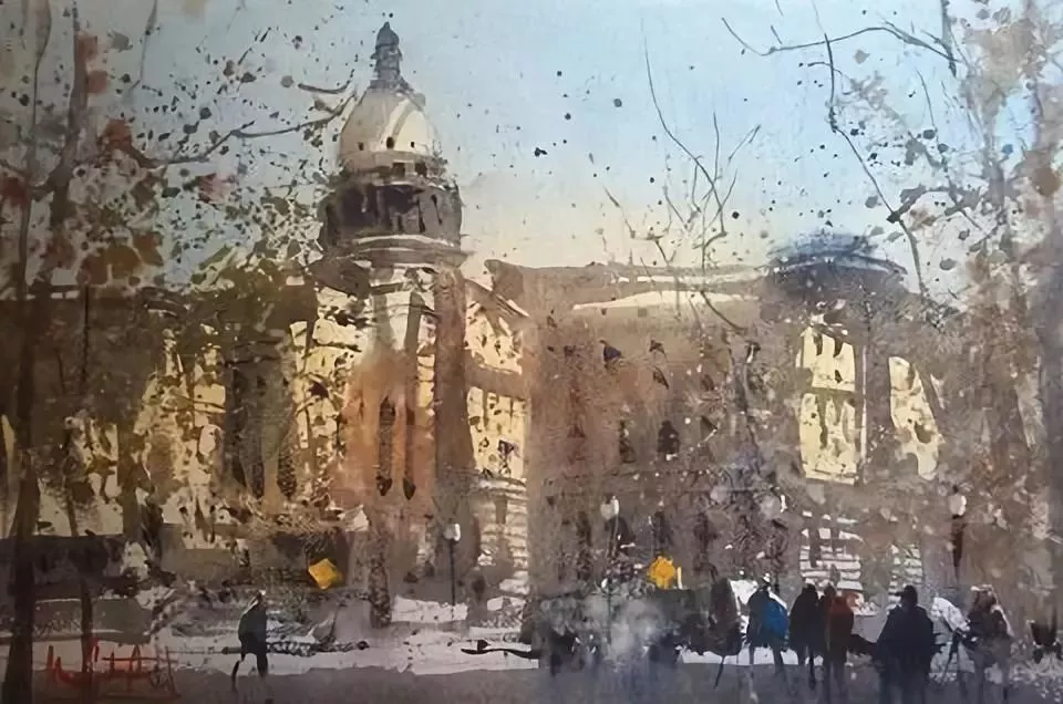 阿尔瓦罗水彩作品