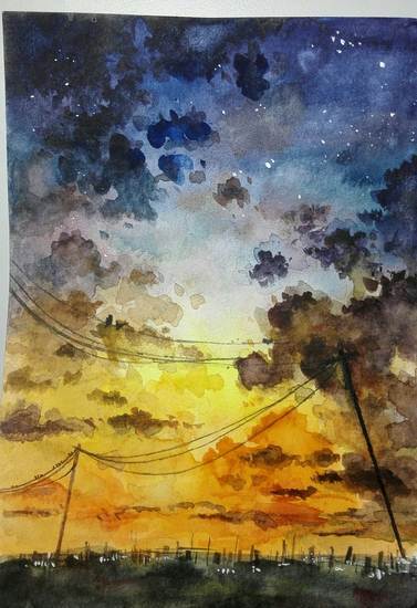 初中生水彩画 怎样学水彩画-图片3