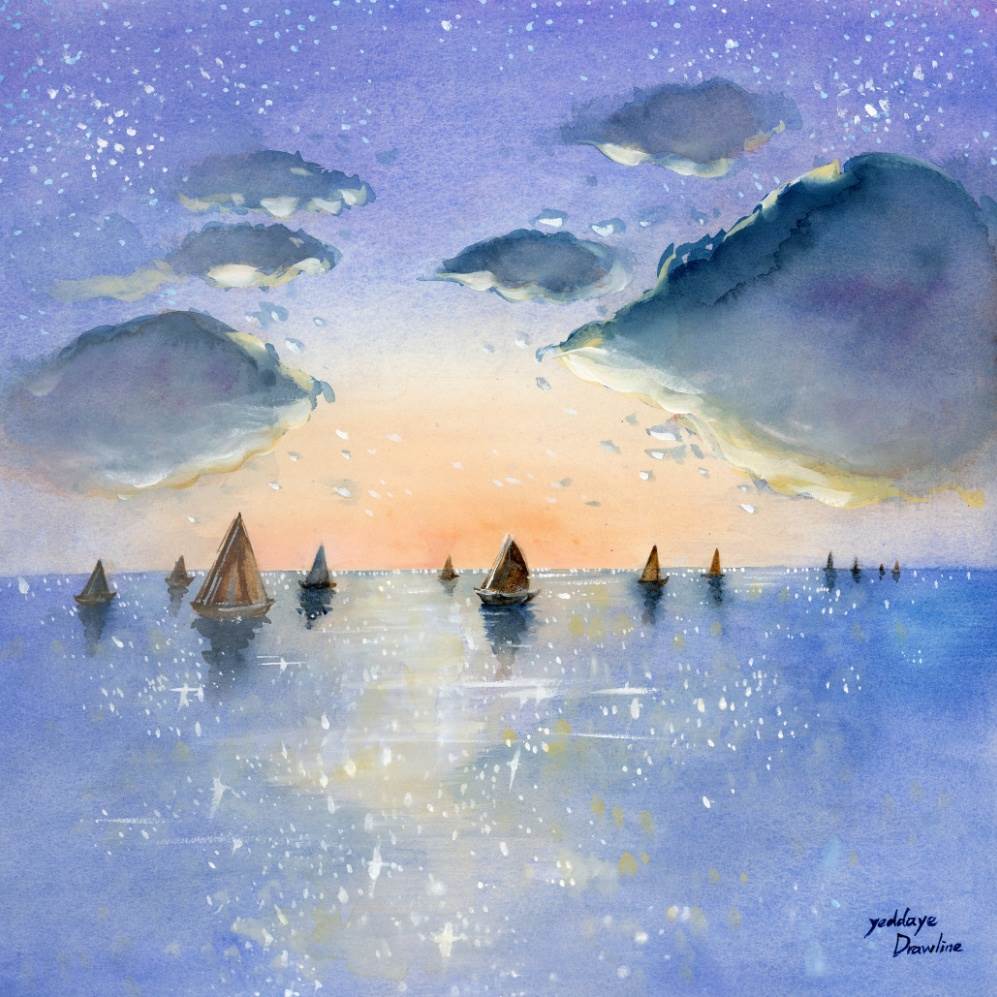 高质量的水彩画