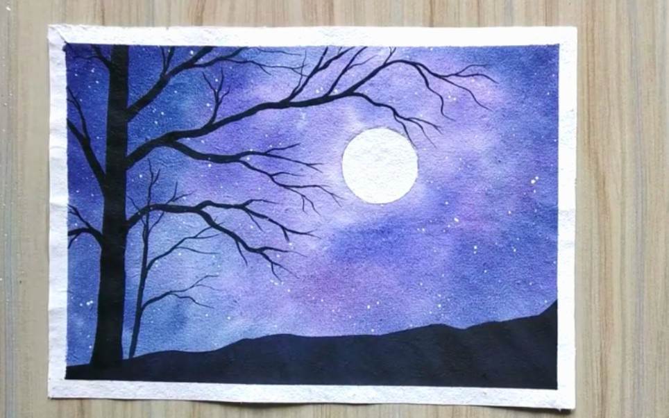 新手画水彩画