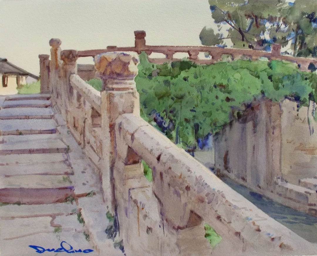 杜拙水彩画