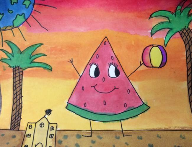 儿童画和水彩画的区别