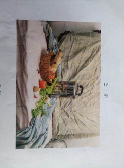 罐子水彩画