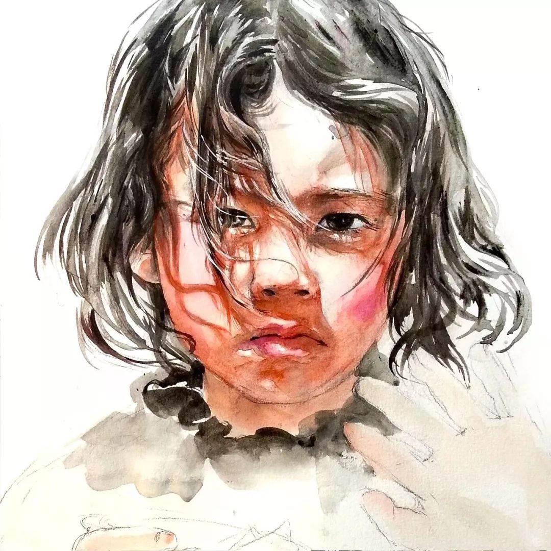 画人水彩