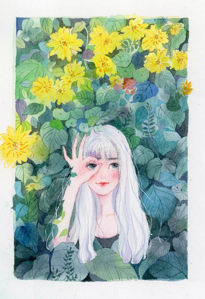 画人水彩