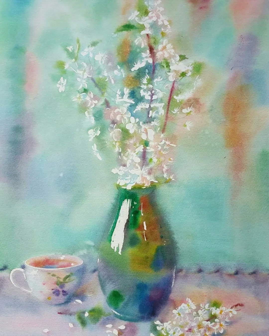精致水彩画