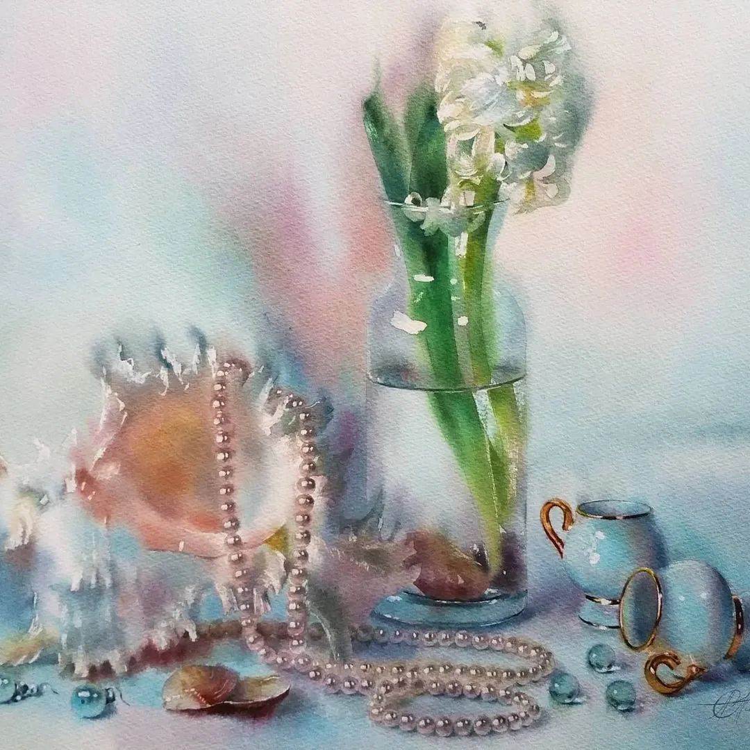 精致水彩画