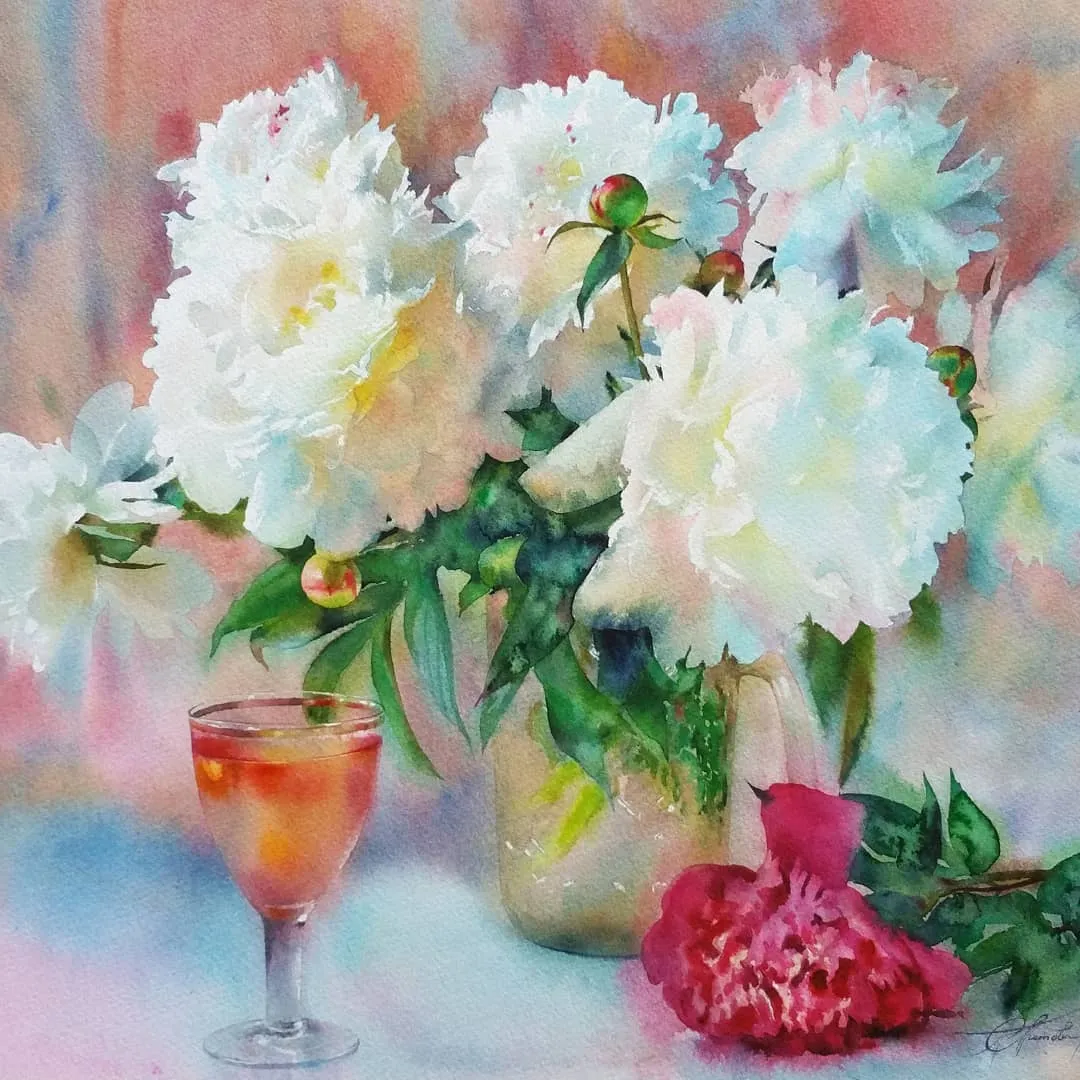 精致水彩画