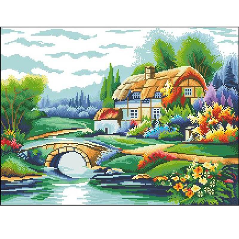 简单漂亮的水粉画