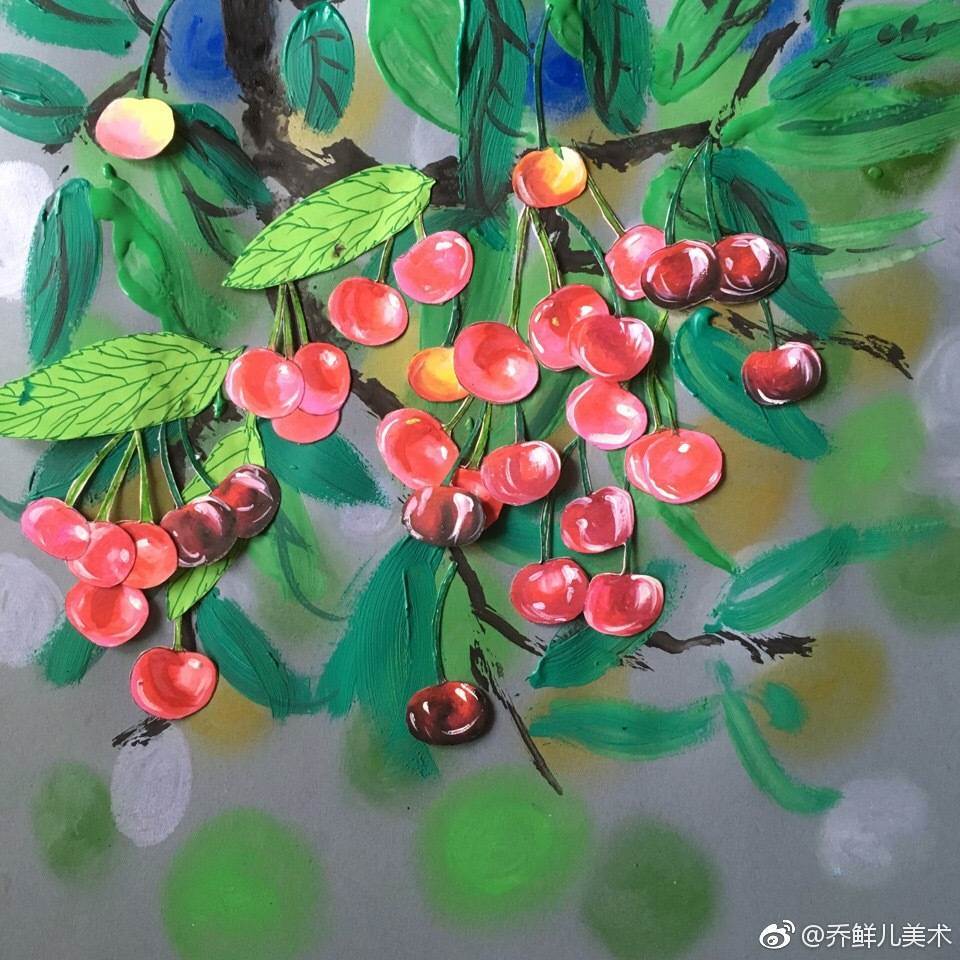 儿童水粉画