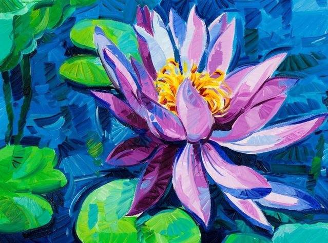 超级简单的水粉画