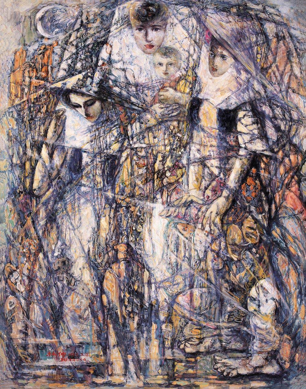 水粉画人物