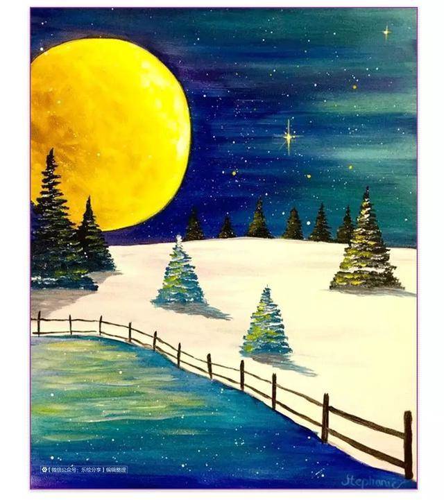 儿童水粉画